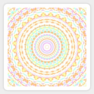 Colorful Funky Mandala Sticker